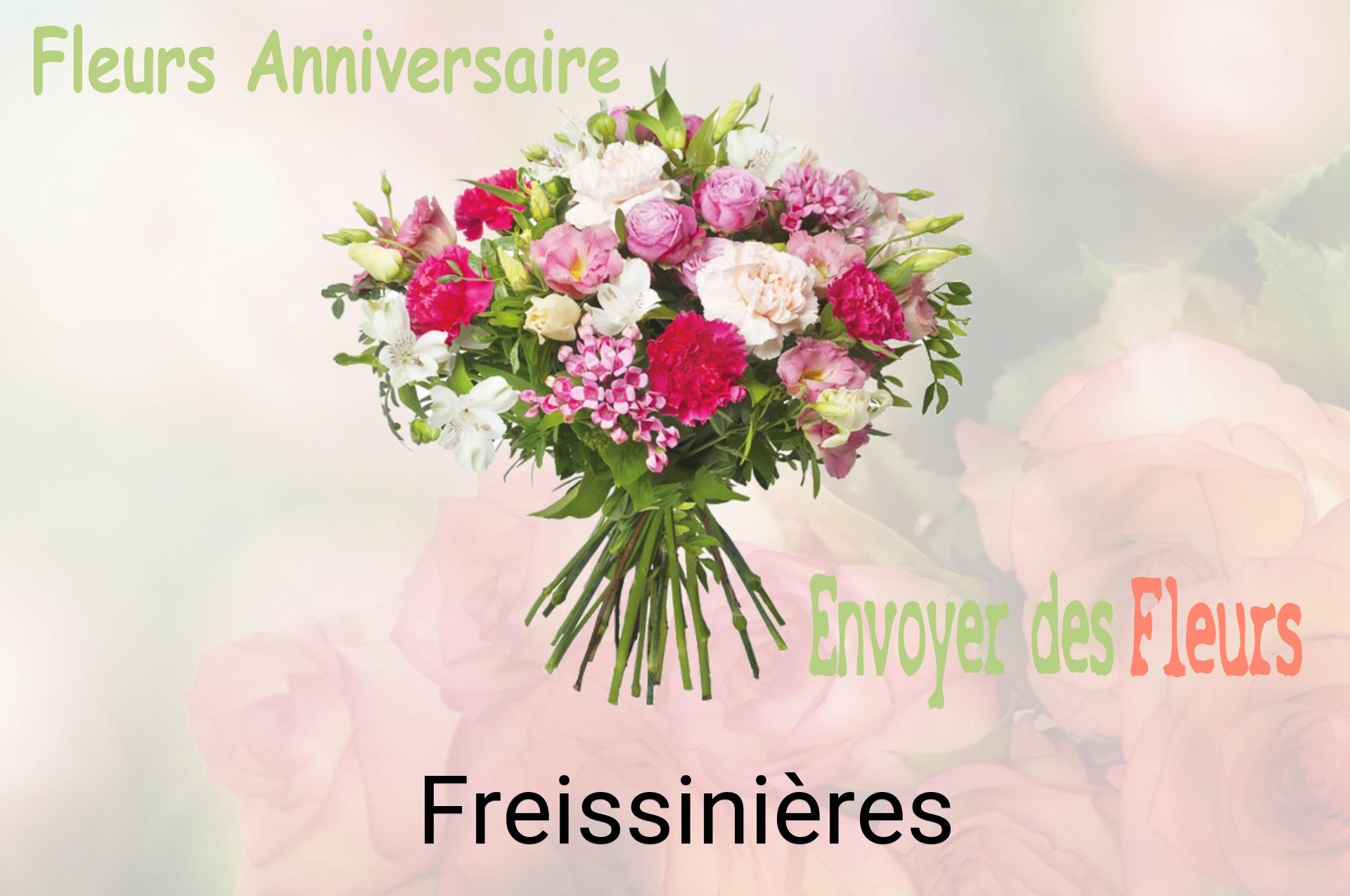 Bouquet de fleurs d’anniversaire livré à Freissinières