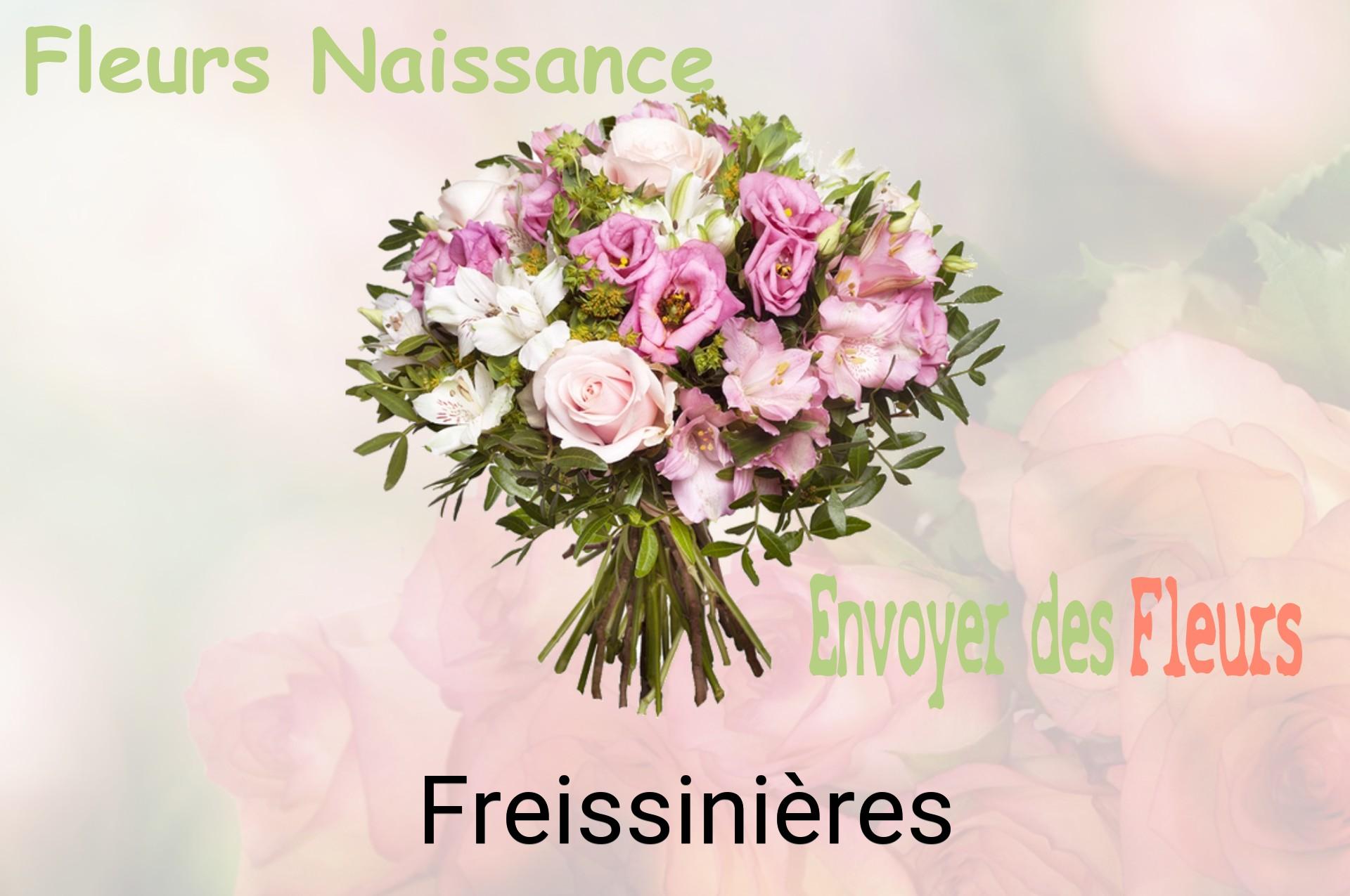 Bouquet de fleurs de naissance livré à Freissinières